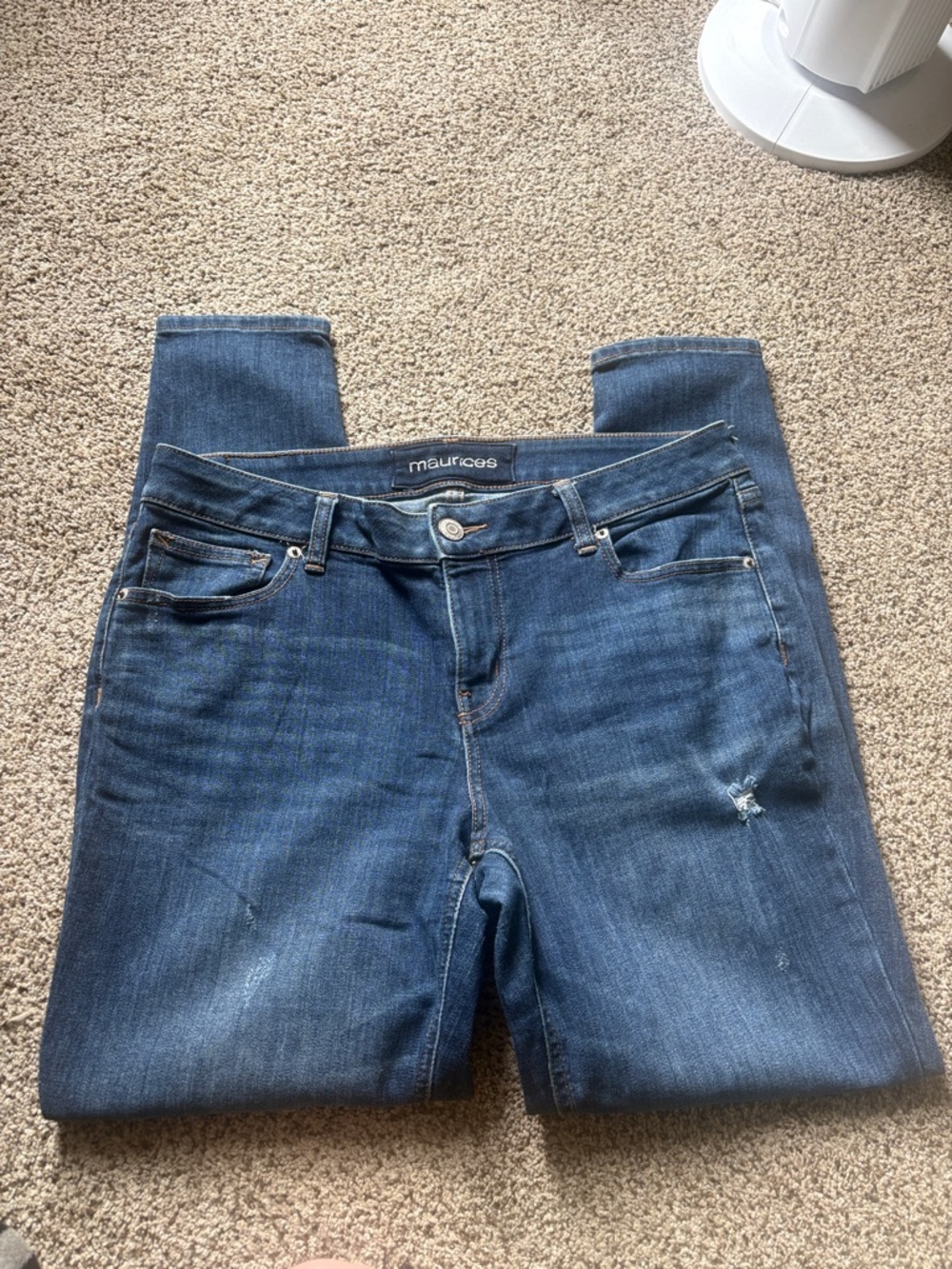 Maurices Women's Dark Blue Skinny Jeans